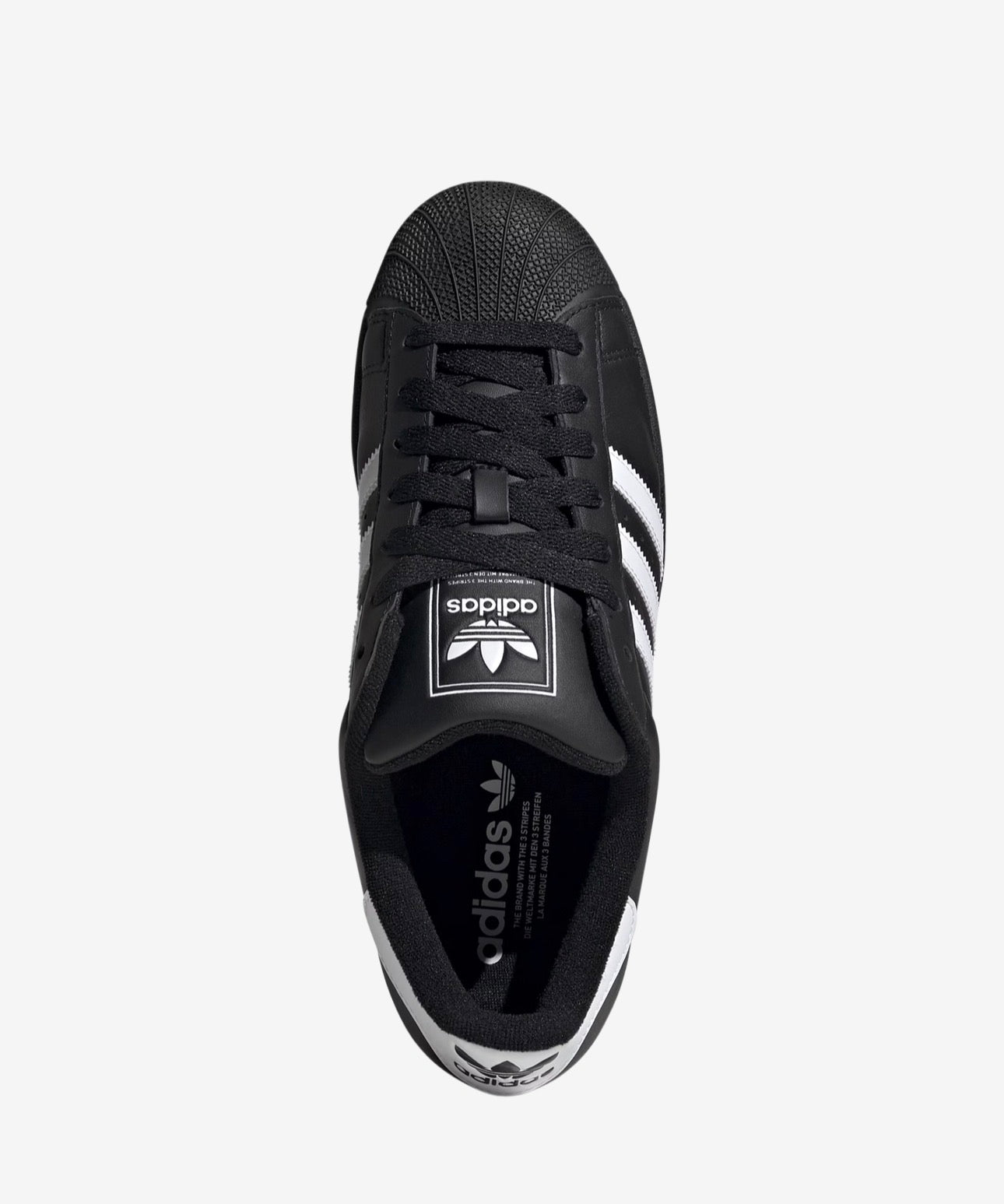 Adidas Originals Superstar Sneakers Shoes Leather Black Us Size 8 Men Us Size 9 Women