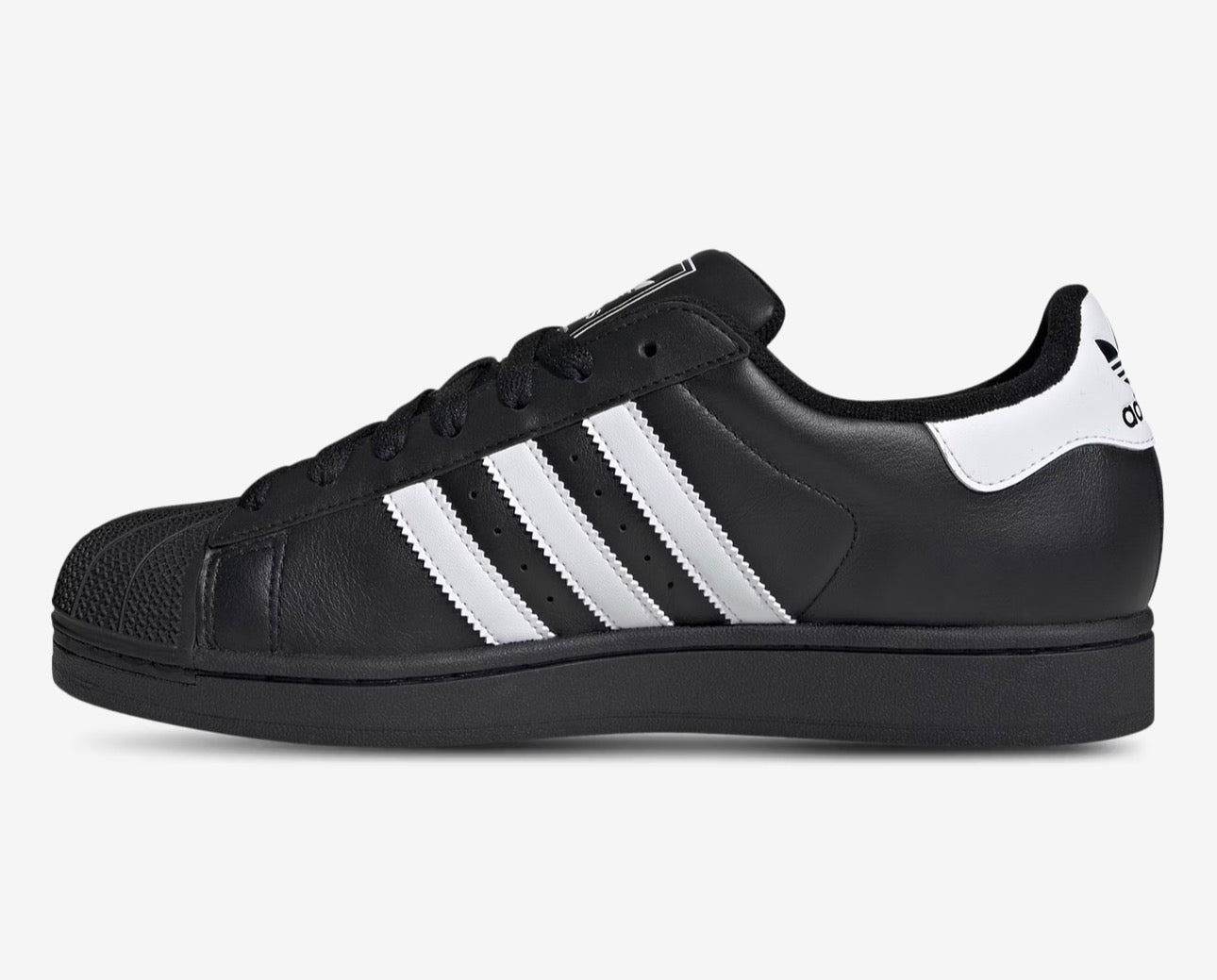 Adidas Originals Superstar Sneakers Shoes Leather Black Us Size 8 Men Us Size 9 Women