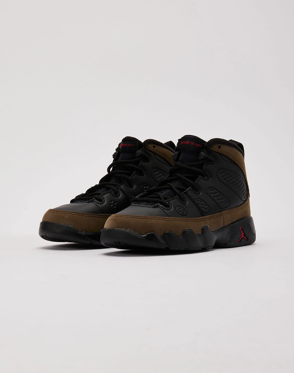 The 2024 edition of the Air Jordan 9 Retro 'Olive' brings back an OG colorway of the legacy silhouette.