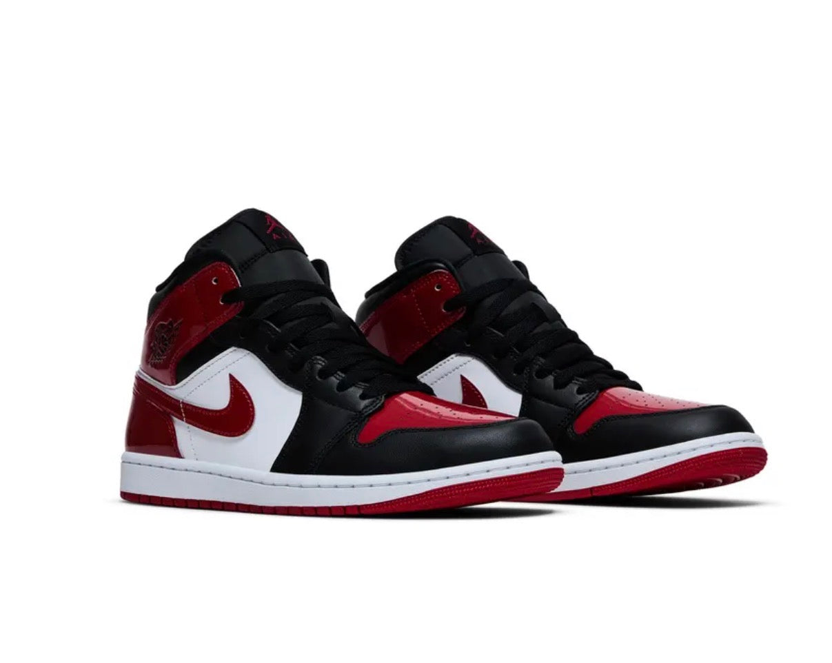 Nike Air Jordan 1 Mid SE Black Red White New Size 11