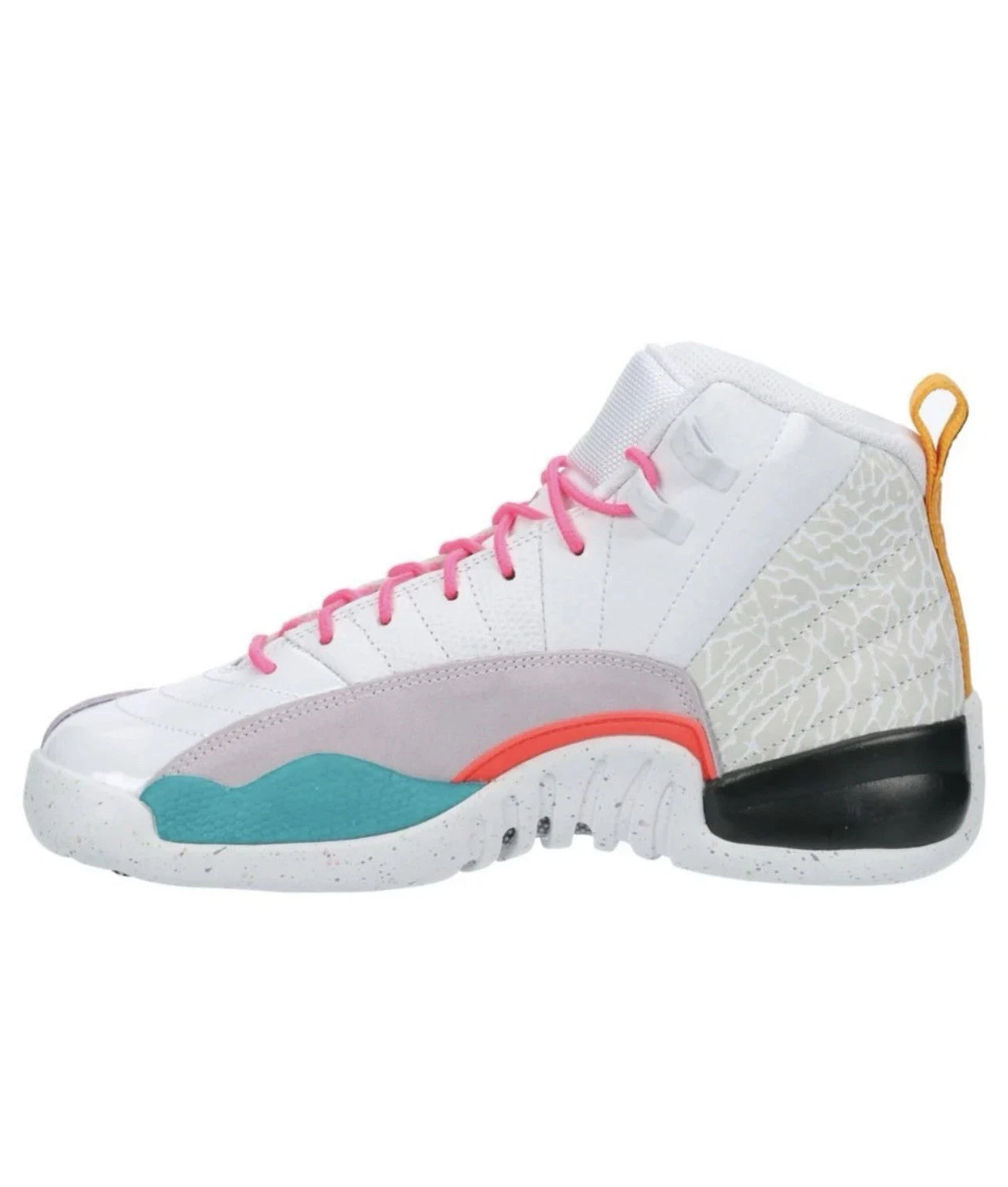 Nike Air Jordan 12 Retro Shoes 153265-130 Size Us 5.5 Y White Vapor Green New DS